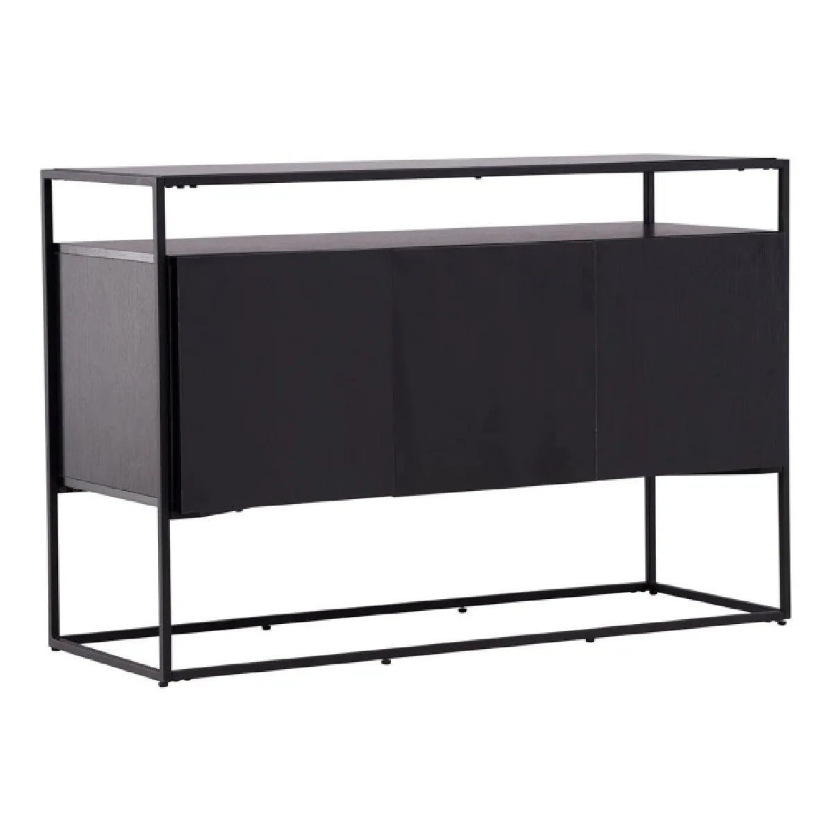 Paris prix Buffet bahut 3 portes teck - Noir