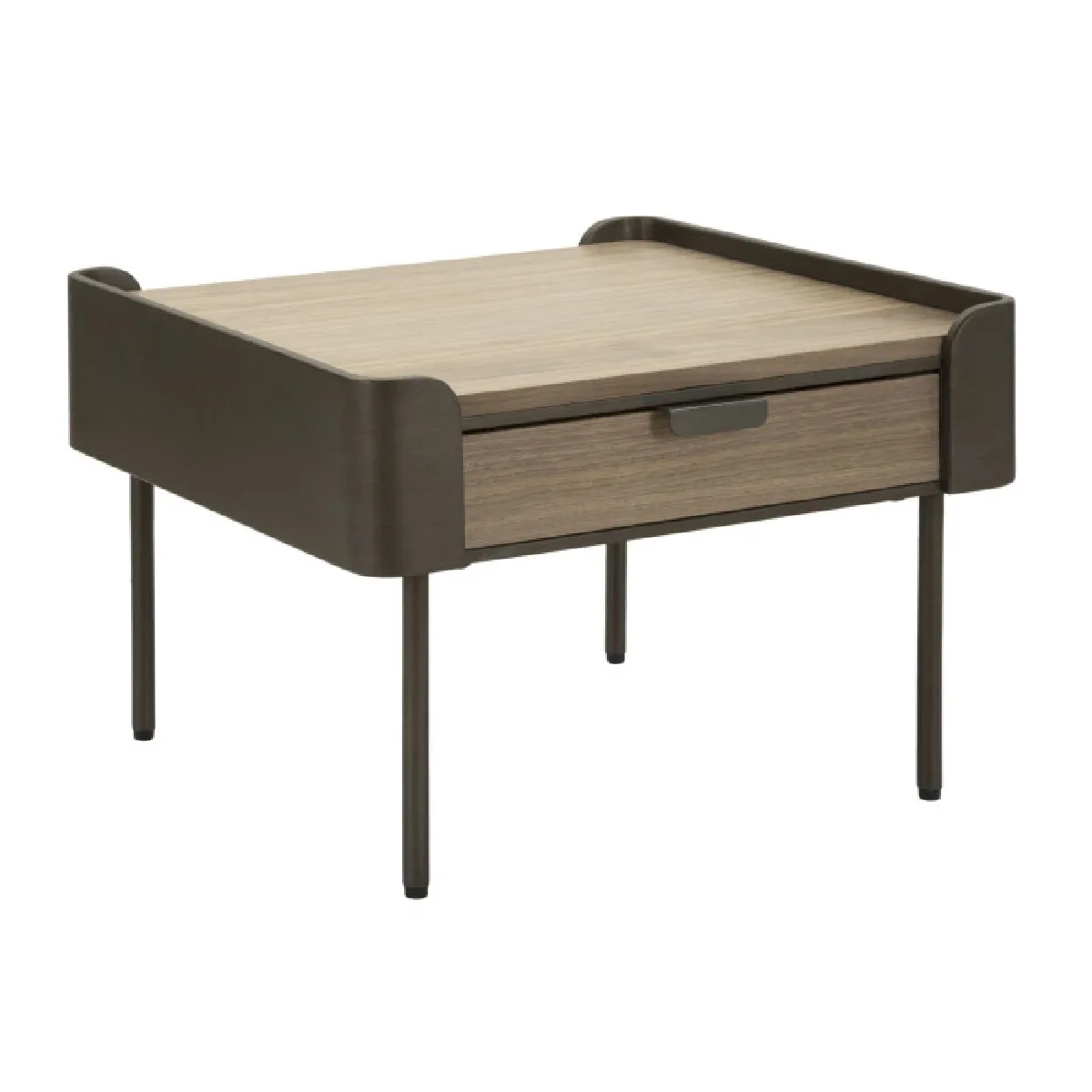 Mauro Ferretti Paris Prix Table Basse Bois 2 Tiroirs - Naturel