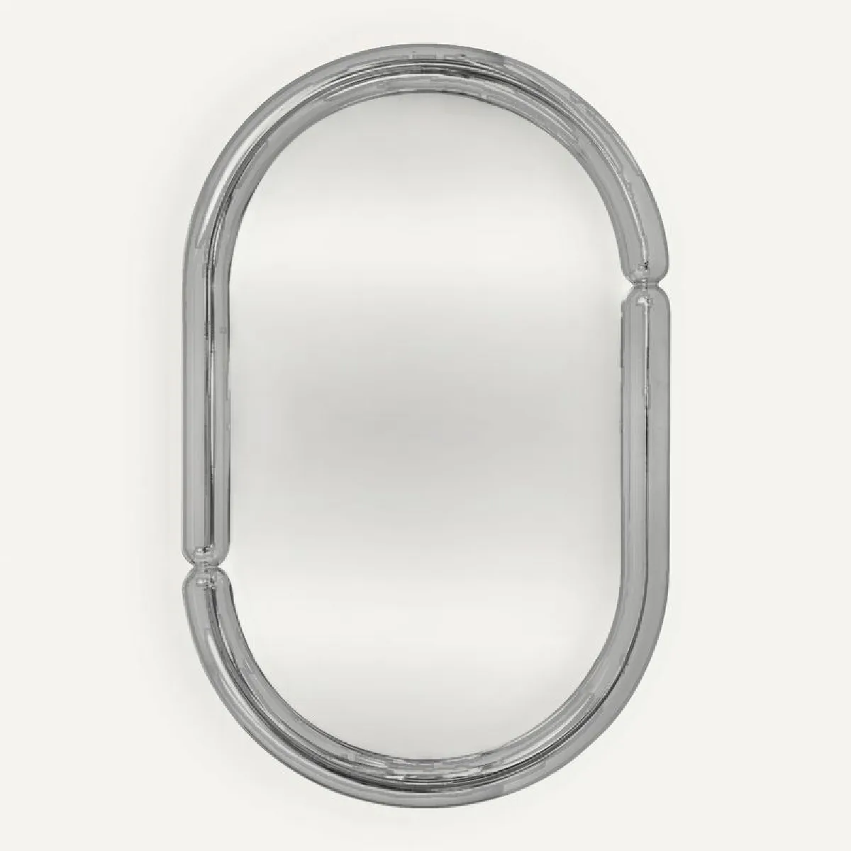 But Argent Miroir Ovale Mural