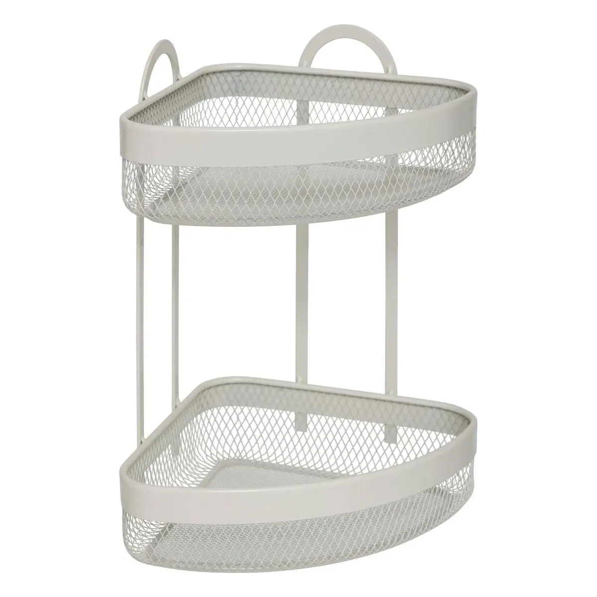Étagère d'Angle de Cuisine 2 Niveaux Mayaj 33cm Beige