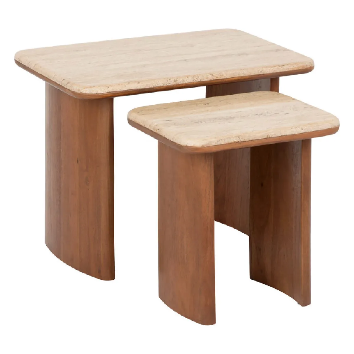 ATMOSPHERA - Table d'appoint - Jivan - Bois - Marron - 60cm - Image 3