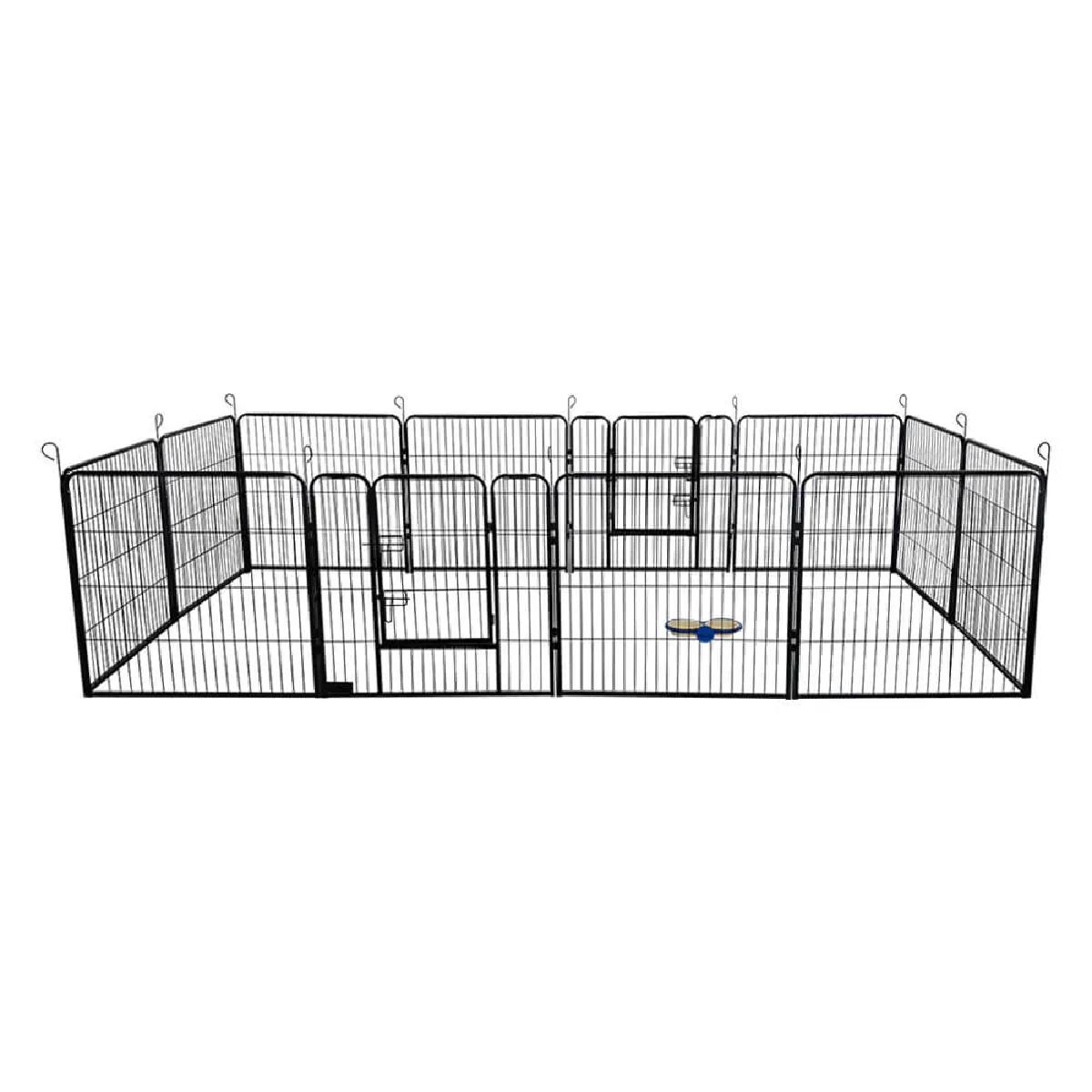Comparer les prix de Home Deluxe Parc pour chiots BARKI 80 x 80 cm 12 pcs.
