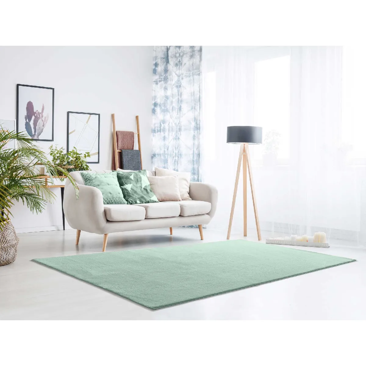 ATTICGO Tapis lavable uni LOFT 120x170 cm - vue 3
