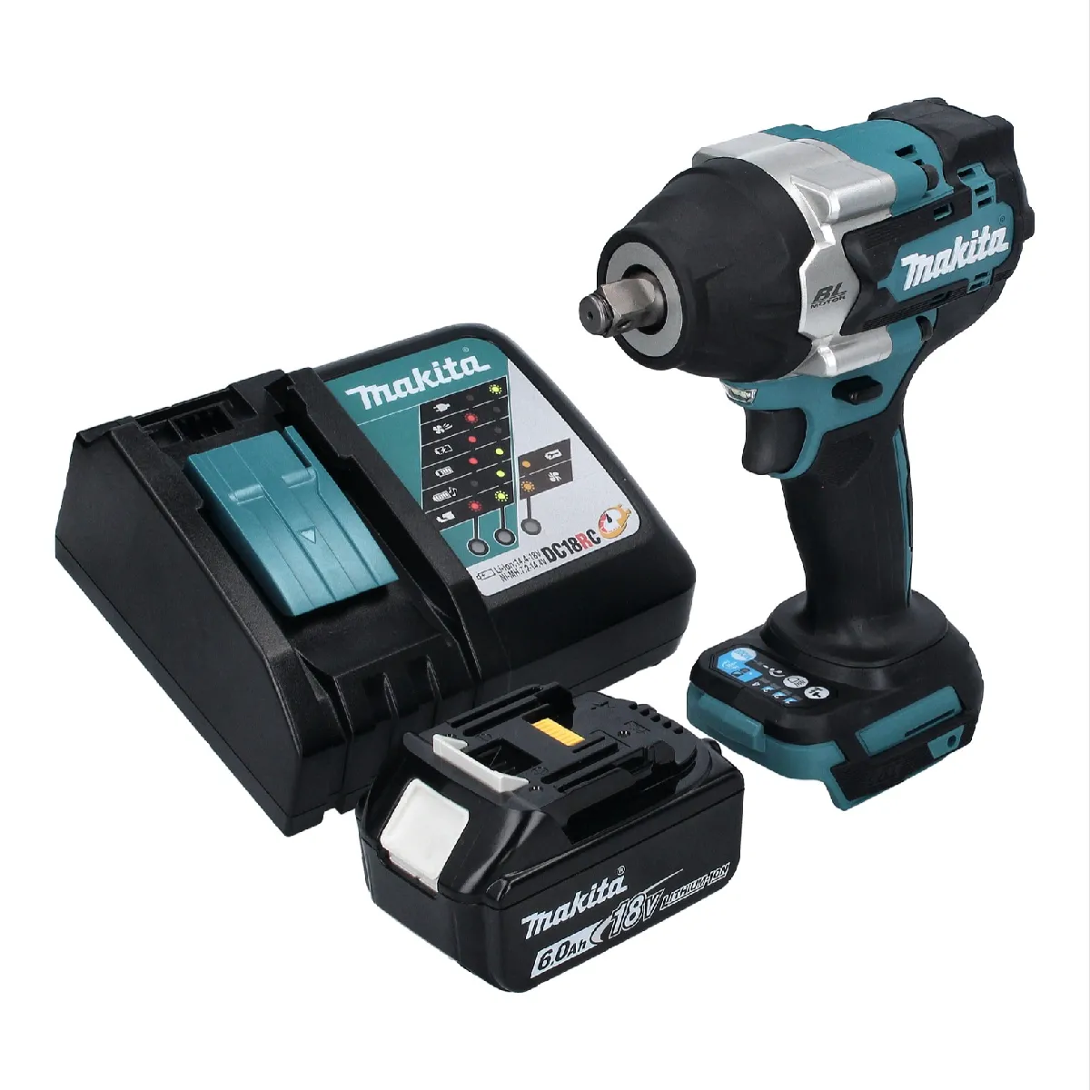Visseuse À Chocs Sans Fil Makita DTW 700 – 18V, 700 Nm, Brushless XPT - vue 9