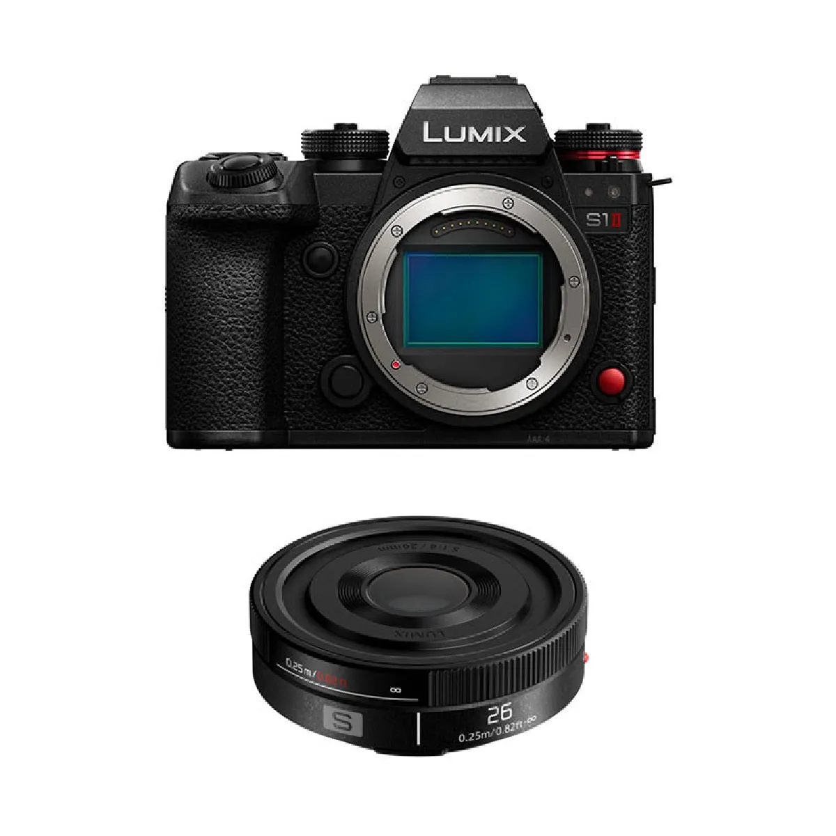 PANASONIC LUMIX S1 II + Objectif 26mm f8 Pancake Garanti - vue 5
