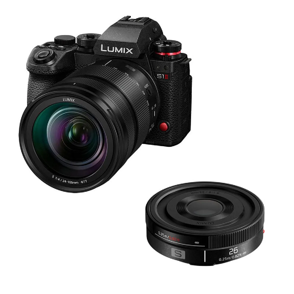 PANASONIC LUMIX S1 II + Objectif 24 105mm f4 Macro OIS + 26mm f8 Pancake Garanti - vue 5