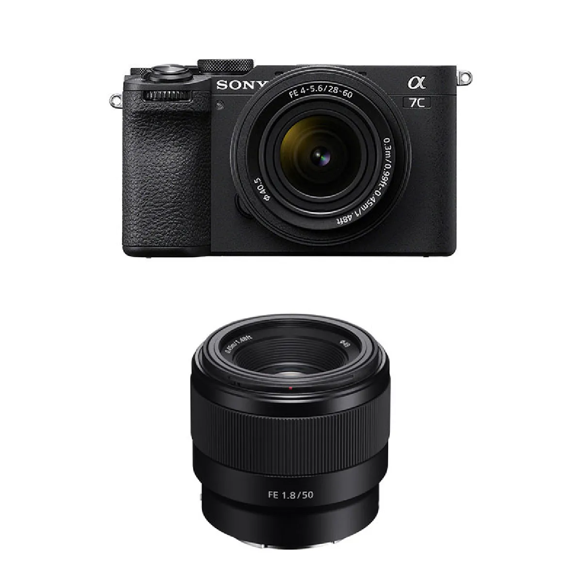 SONY ALPHA 7C II + Objectif FE 28 60mm f4 5.6 + FE 50mm f1.8 Garanti - vue 3
