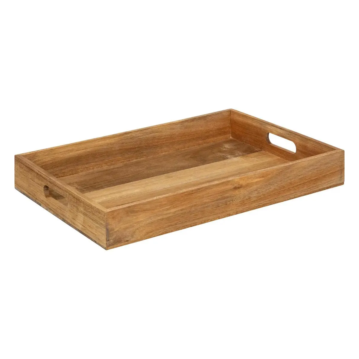 Secret De Gourmet Marron Plateau De Service Bois Acacia 42Cm