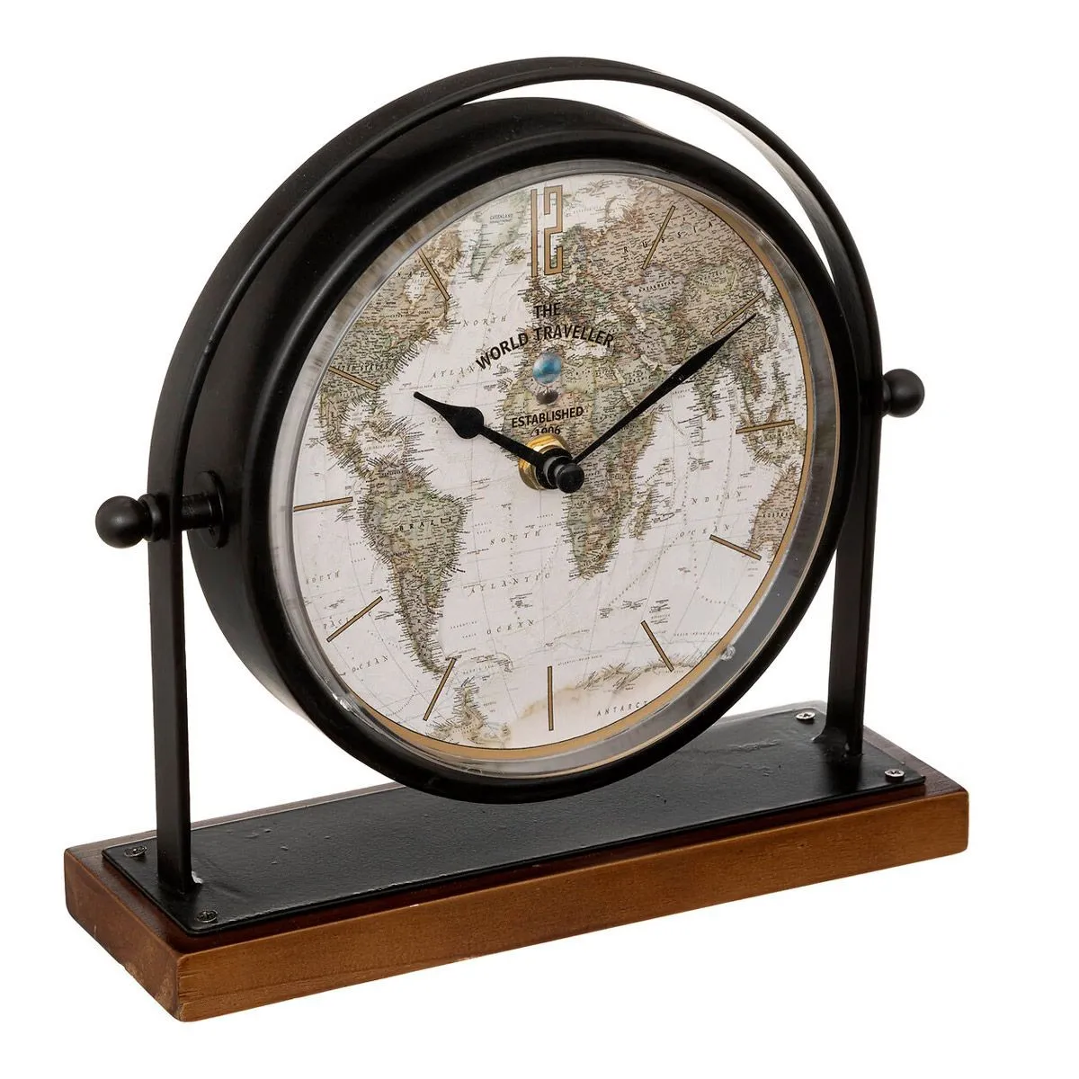 Atmosphera Noir Horloge Flavia
