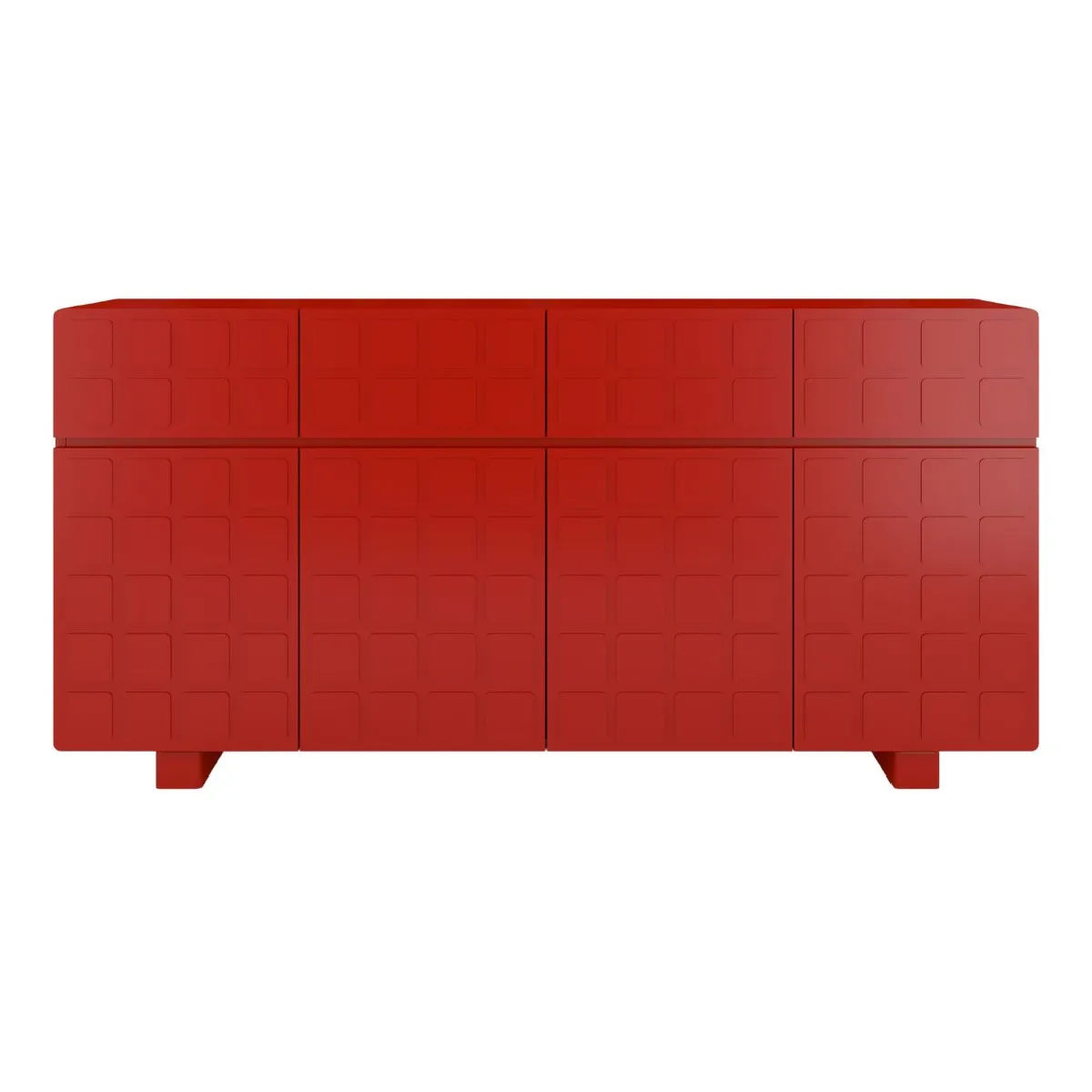 Skandica Commode Cubo Long - Rouge