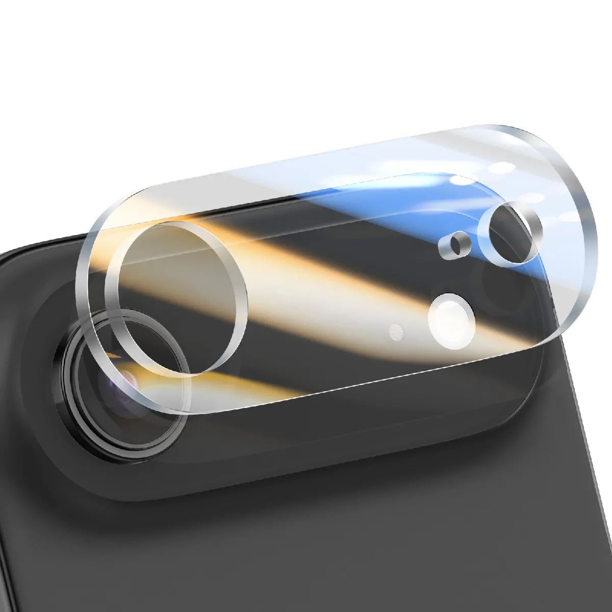 Avizar Protection D'objectif Caméra Pour Iphone Air Revêtement Intégral Transparent