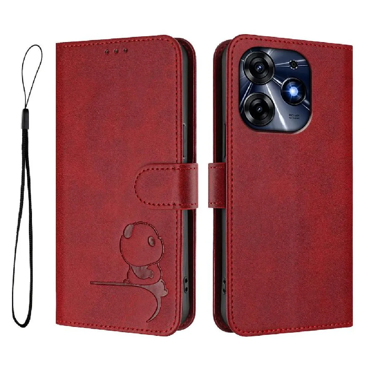 EASSGU Leder Handyhülle für TCL 40R 5G Flip-Folio Magnetische Hülle mit 3 Kartenfach, 1 Wallet, Sturzfeste, Kratzfeste Case - Roségold EASSGU Leder Handyhülle für TCL 40R 5G Flip-Folio Magnetische Hülle mit 3 Kartenfach, 1 Wallet, Sturzfeste, Kratzfeste Case - Roségold