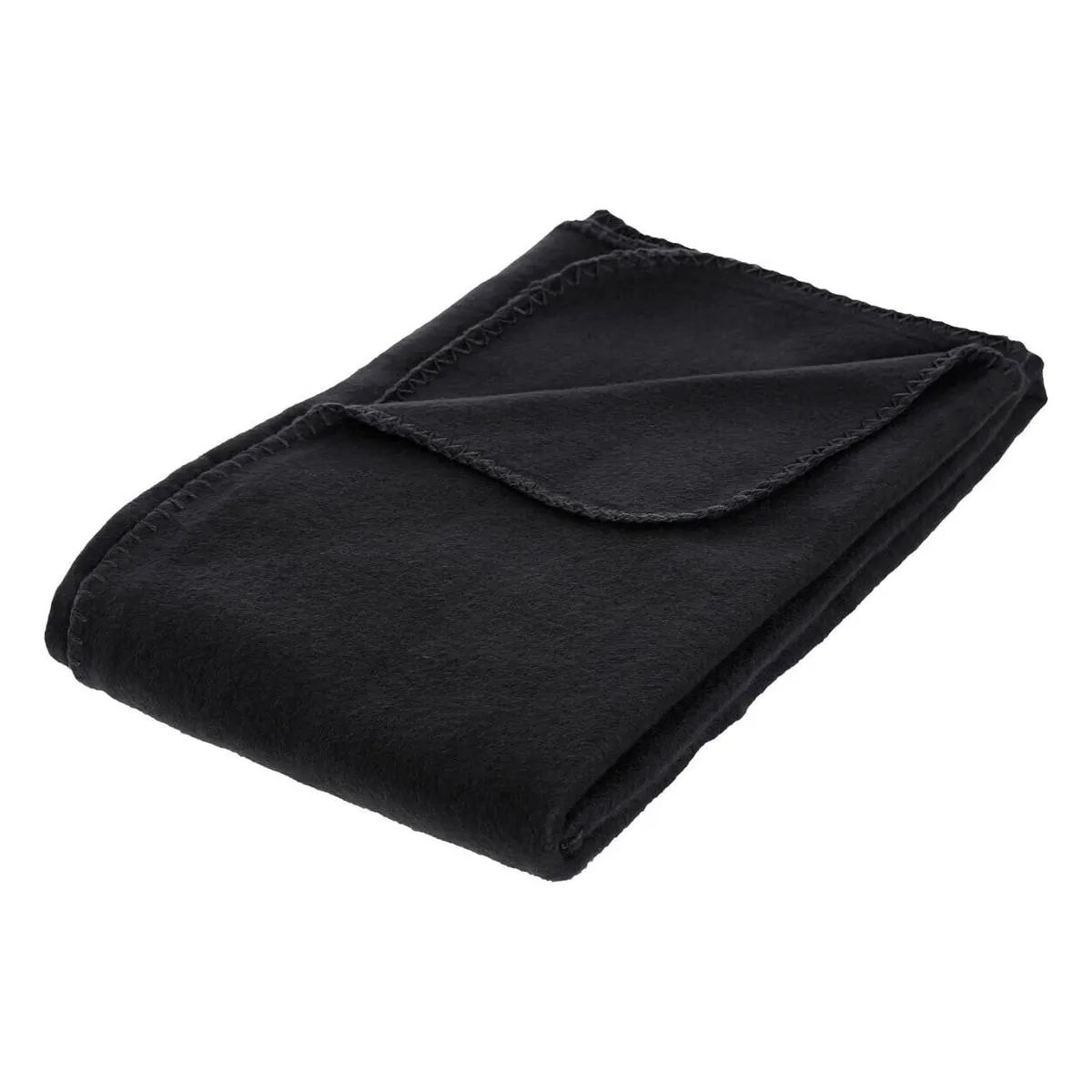 ATMOSPHERA Plaid Polaire Jeremy 125x150cm Noir