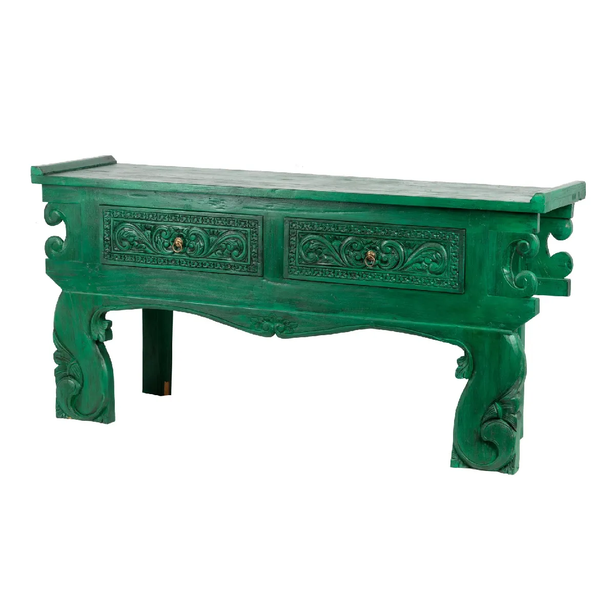 Alexandra house living Buffet en teck - Vert