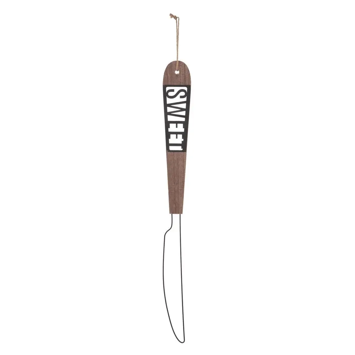 Décoration Murale Design Couteau 77cm Marron