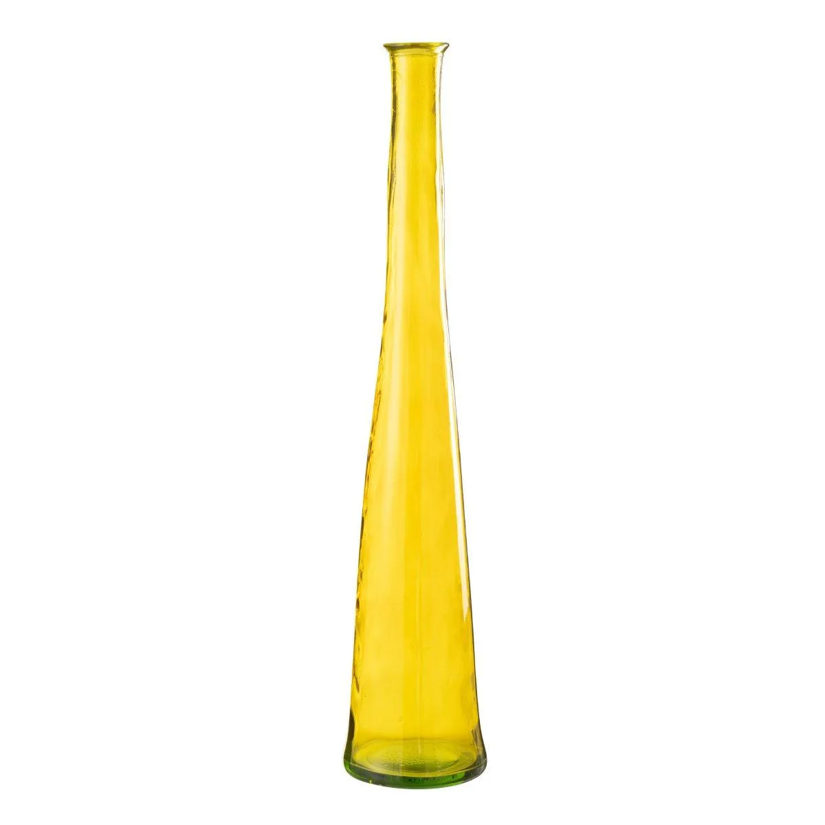 Non Communiqué Jaune Vase En Verre "Noah" 100Cm - Image 2