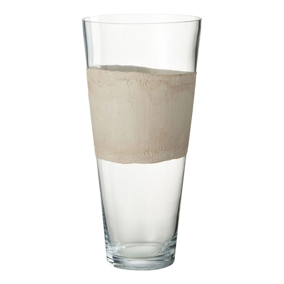 Paris Prix Beige Vase Déco En Verre Delph - Transparent &