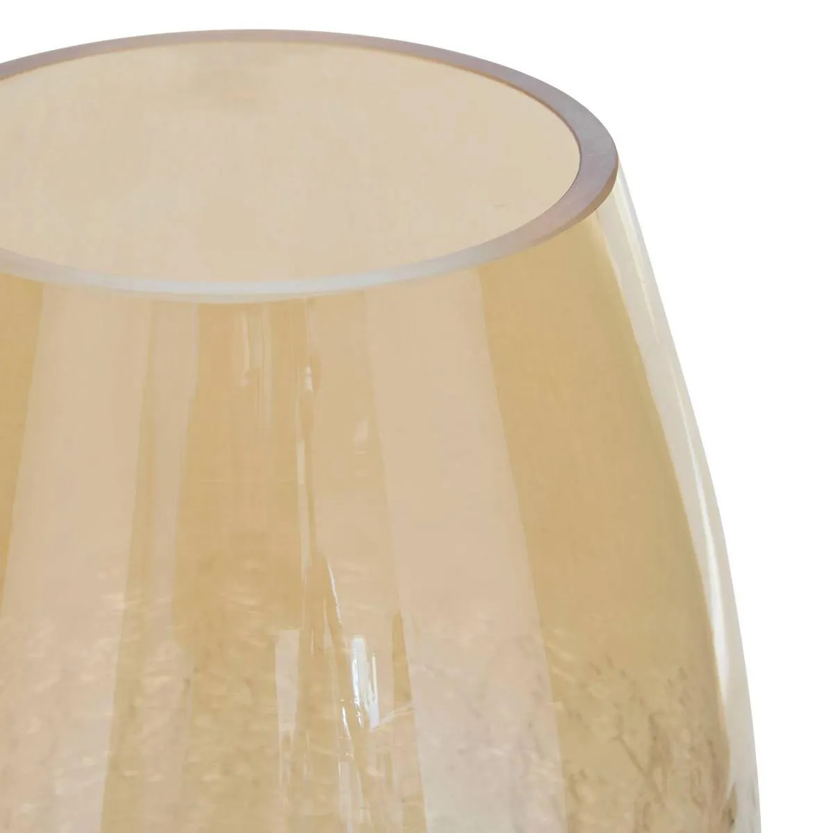 Vaso Cilindrico In Vetro Craquelé ATMOSPHERA – H30cm, Effetto Screpolato, Elegante