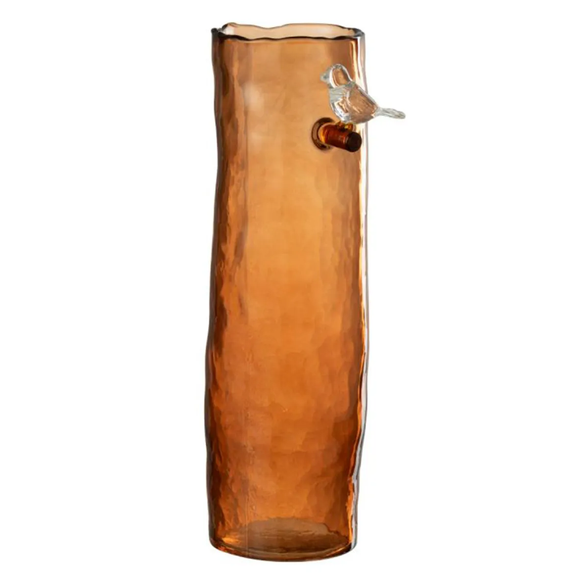 GENERIQUE - Vase Haut Design Oiseau - 32cm - Orange - Image 2
