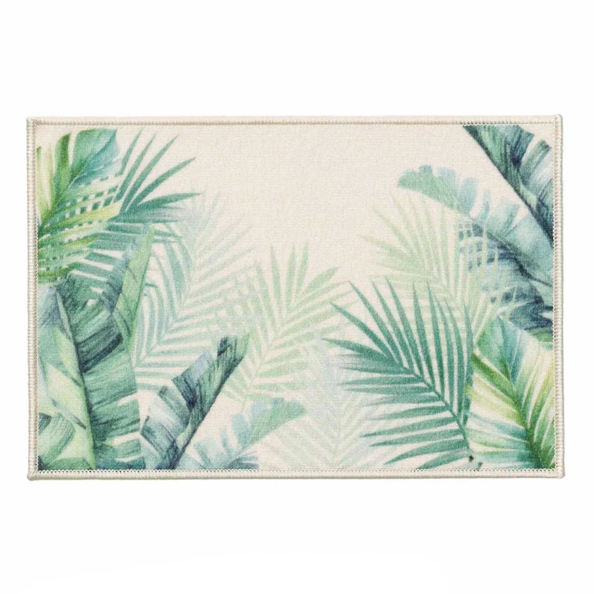 GENERIQUE - Tapis Déco Imprimé Native - 40x60cm - Vert - Image 2