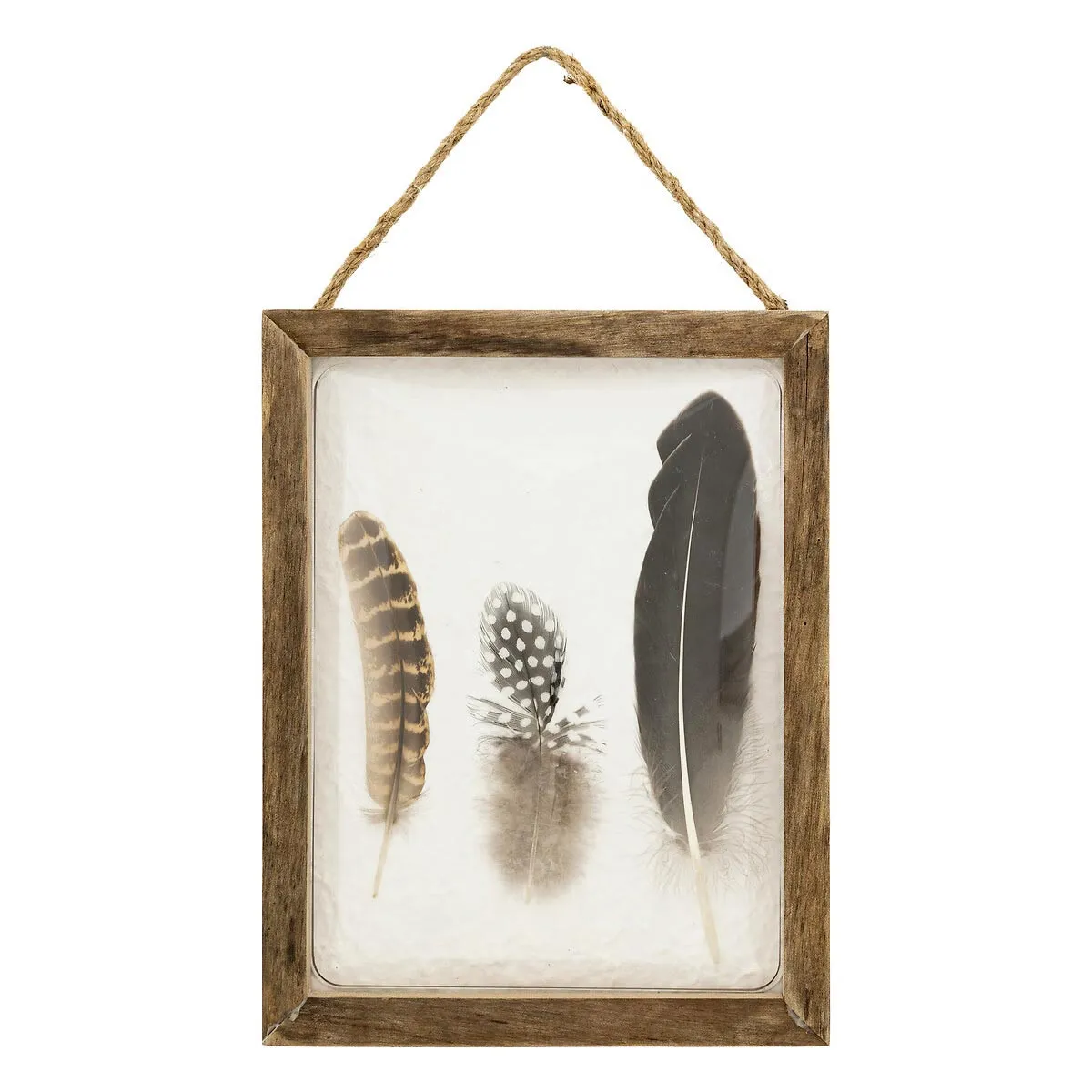 Non Communiqué Marron Atmosphera Créateur D'intérieur - Déco Murale Bombée Plumes "Jonas" 34Cm - Image 2