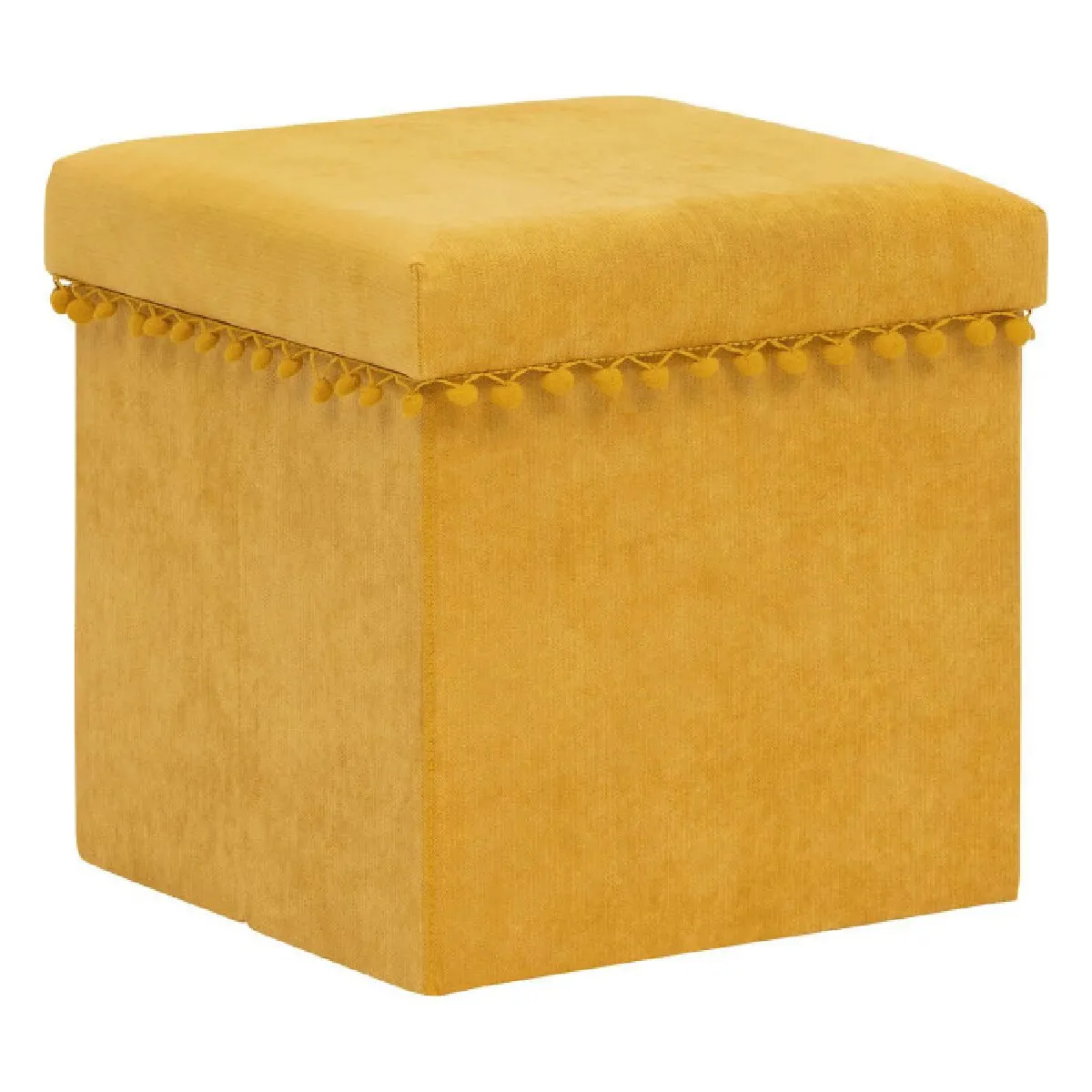 Atmosphera Pouf-Coffre Pliable - Ocre