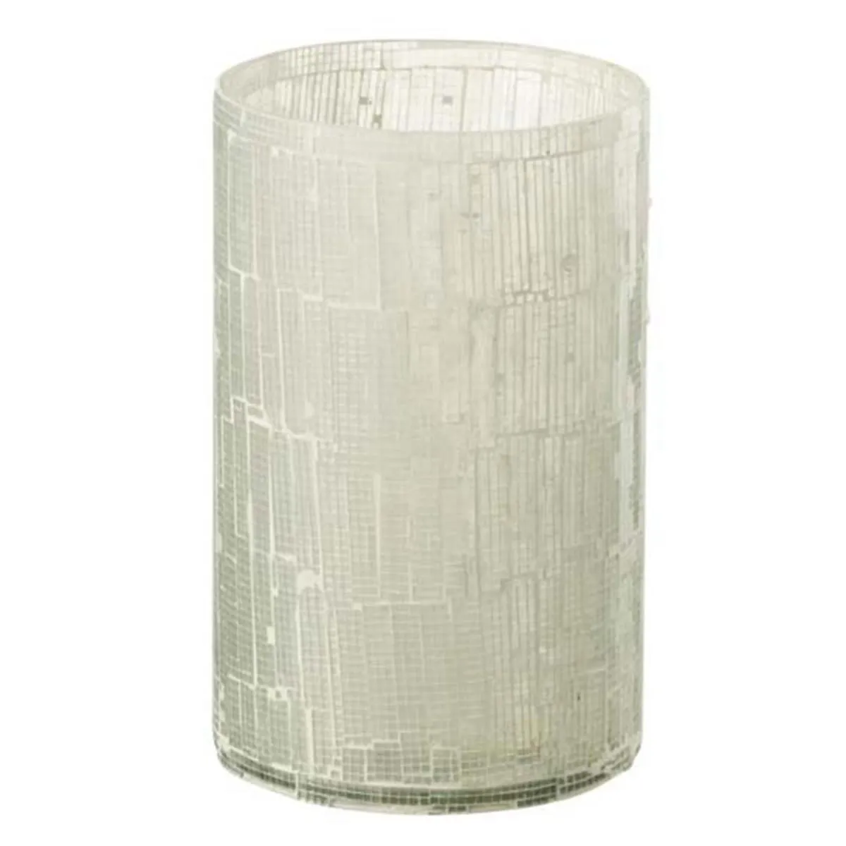 Paris Prix Gris/Clair Vase En Verre Rond Mosaïque