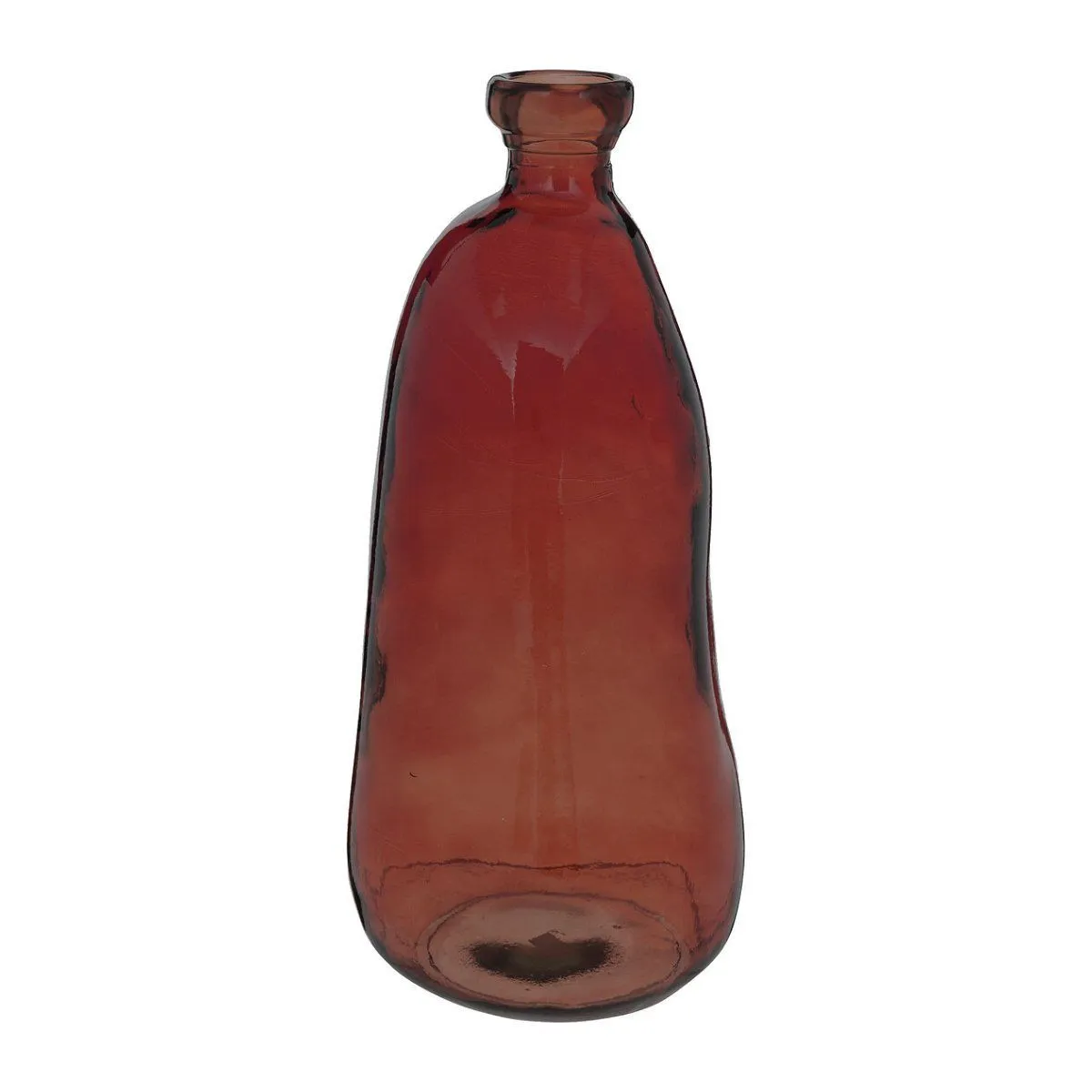 Atmosphera Vase Bouteille En Verre Uly - Ambre