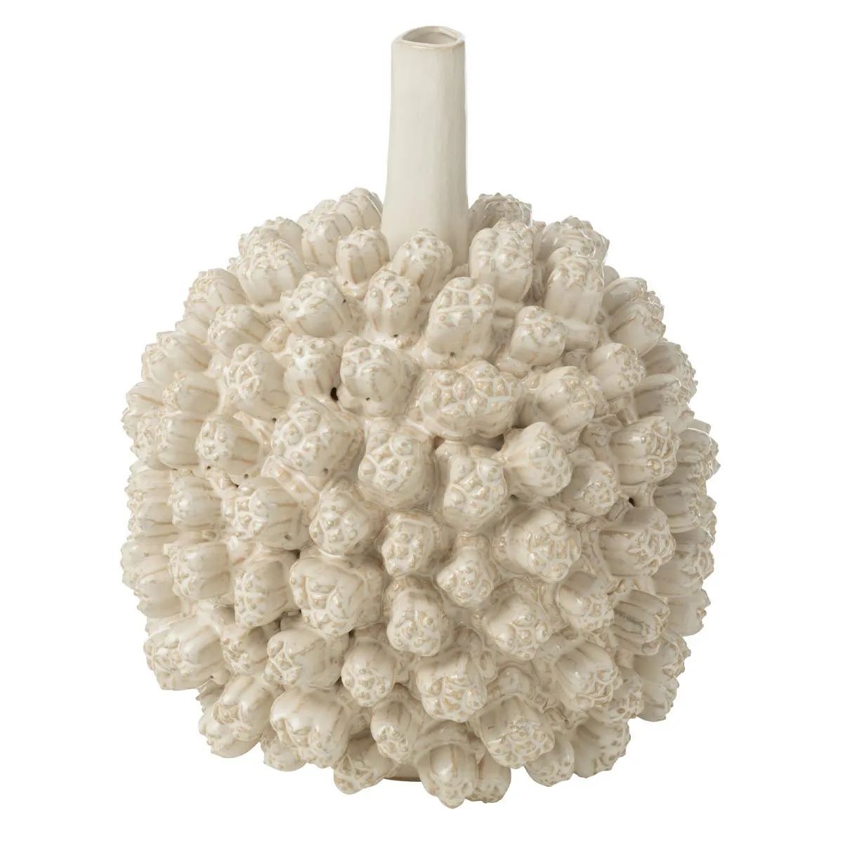 Paris Prix Blanc Vase Déco En Grès Saki