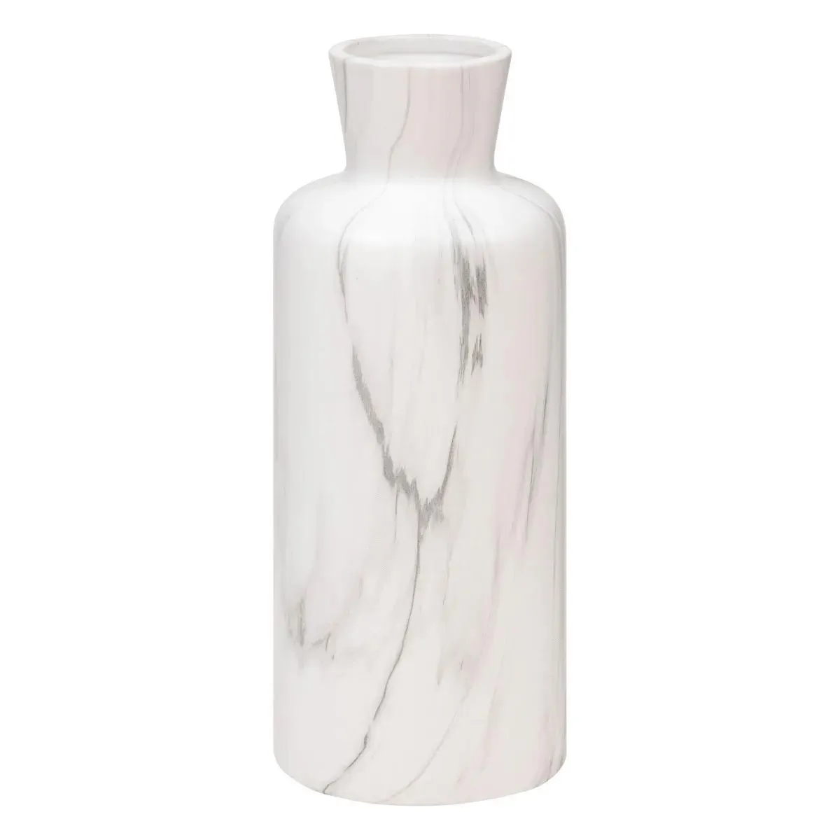 Non Communiqué Blanc Atmosphera Créateur D'intérieur - Vase Déco Effet Marbre "Soa" 30Cm - Image 3