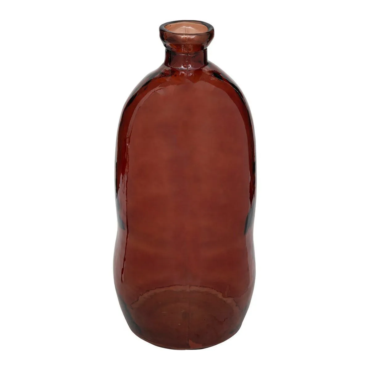 Atmosphera Vase Bouteille En Verre - Ambre