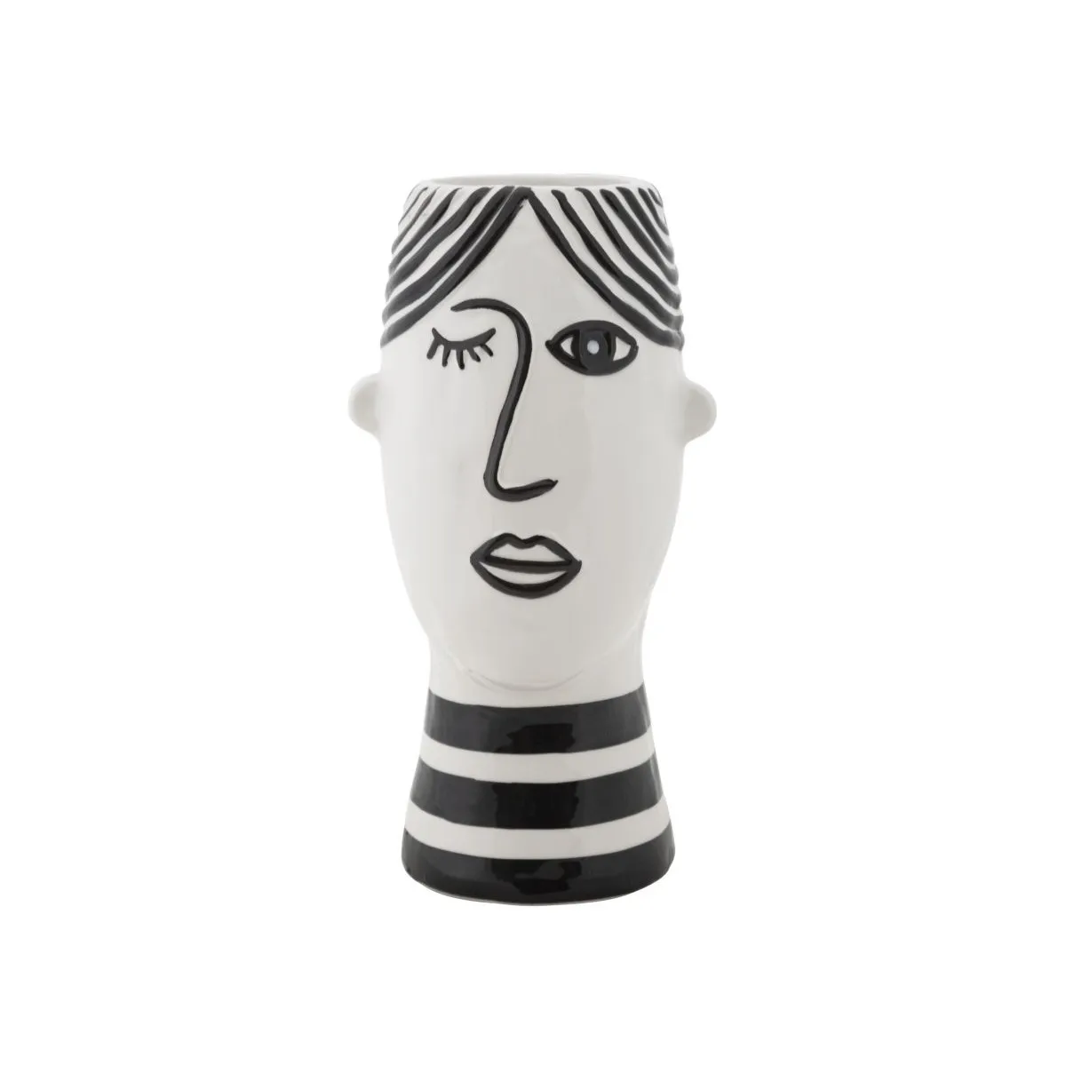 Mauro Ferretti Blanc Paris Prix Vase Déco Visage Porcelaine