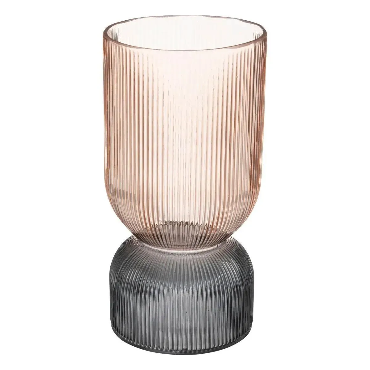 Atmosphera Rose Vase En Verre Rond