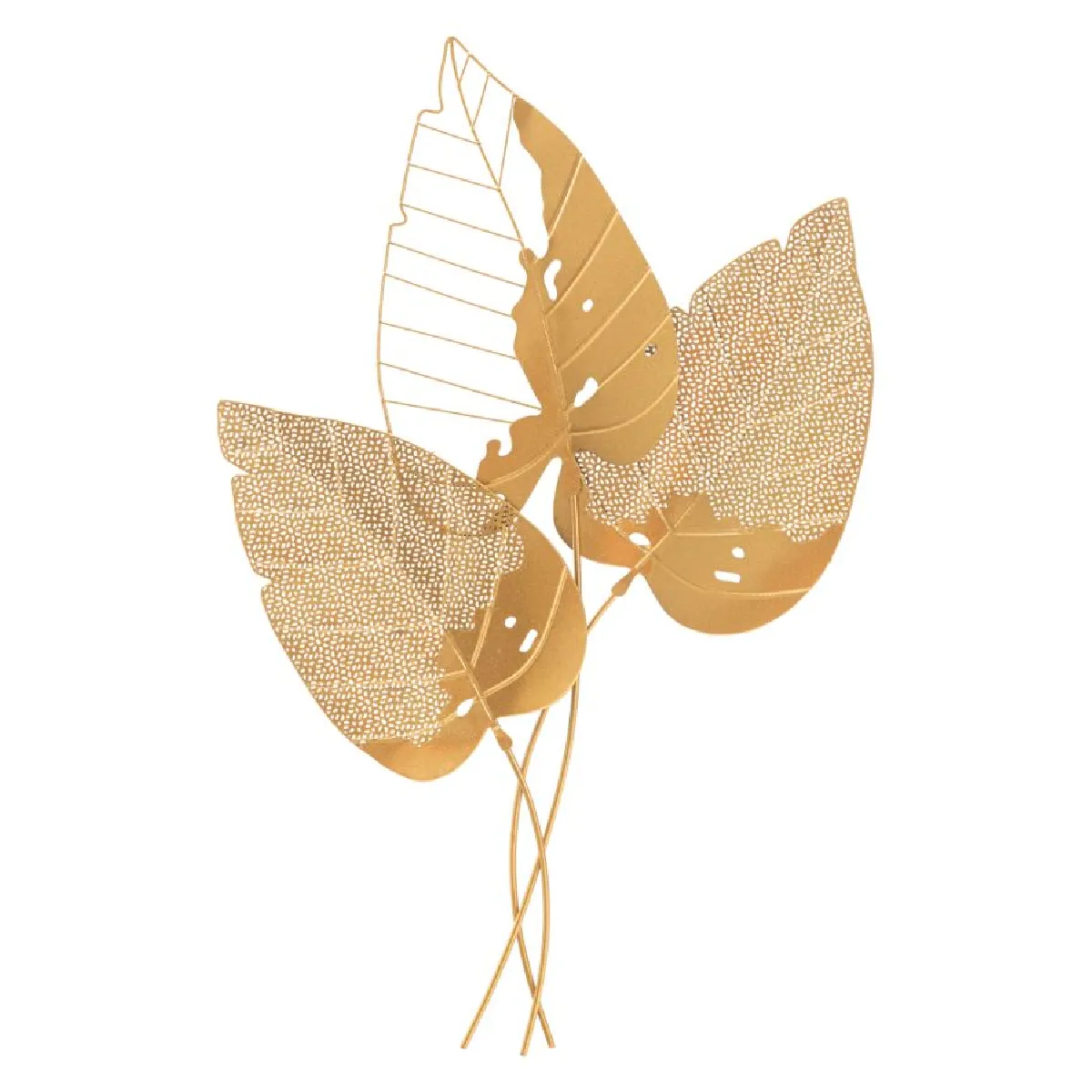 Mauro Ferretti Multicolore Décoration Murale Autumn Leaf Gold - Image 3