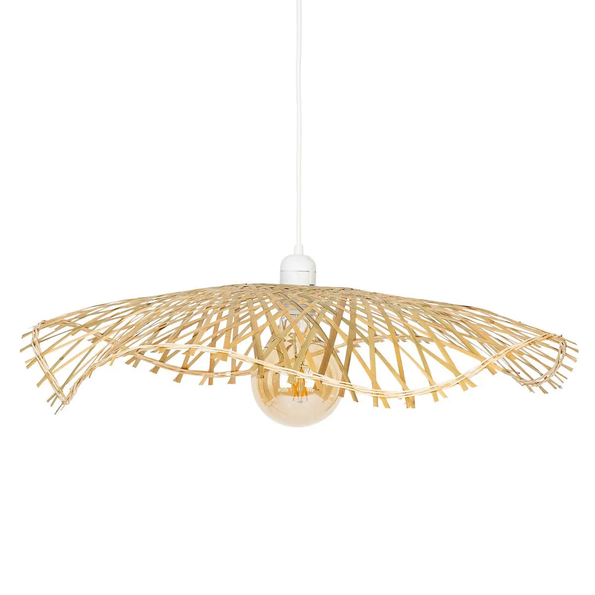 Atmosphera Beige Suspension Bambou Tess