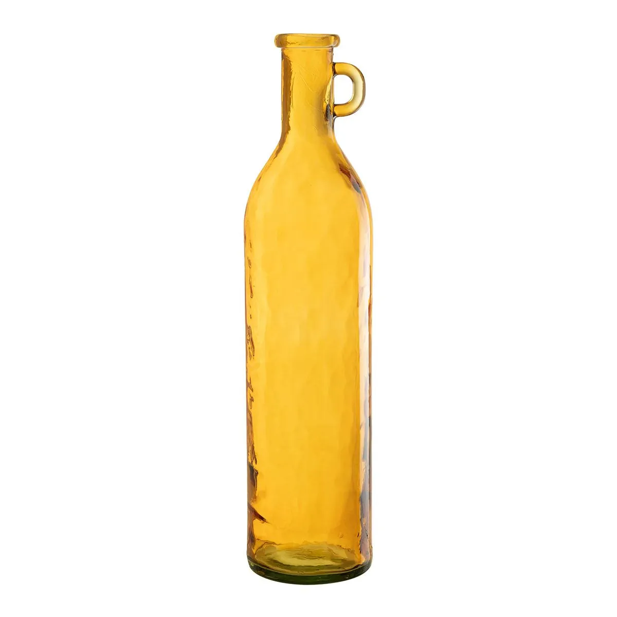 Non Communiqué Jaune Vase Anse En Verre "Bouteille" 75Cm Ocre - Image 3