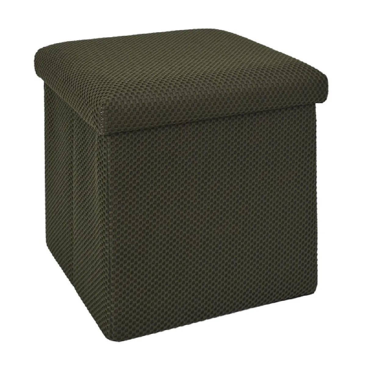 Paris Prix Pouf Coffre Pliable - Kaki