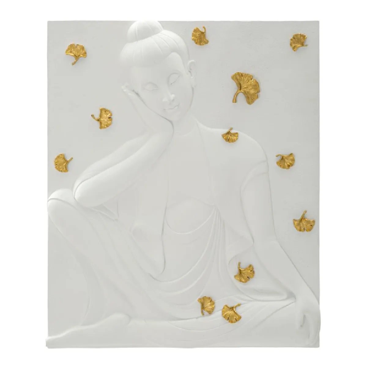 Mauro Ferretti Blanc Décoration Murale Buddha - Image 3
