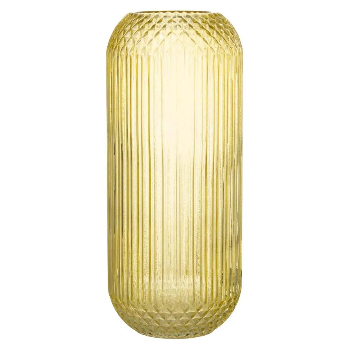 Paris Prix Jaune Vase En Verre Rond