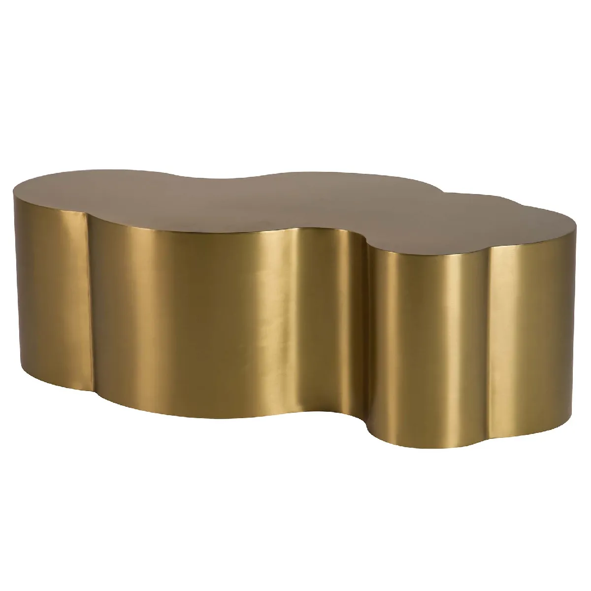 Meilleurs prix pour Table basse en métal Kelowna 130 x 65 x 40 cm