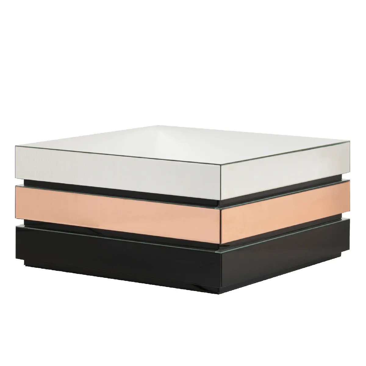 Meilleurs prix pour Table basse miroir Aurham 91 x 91 x 46 cm