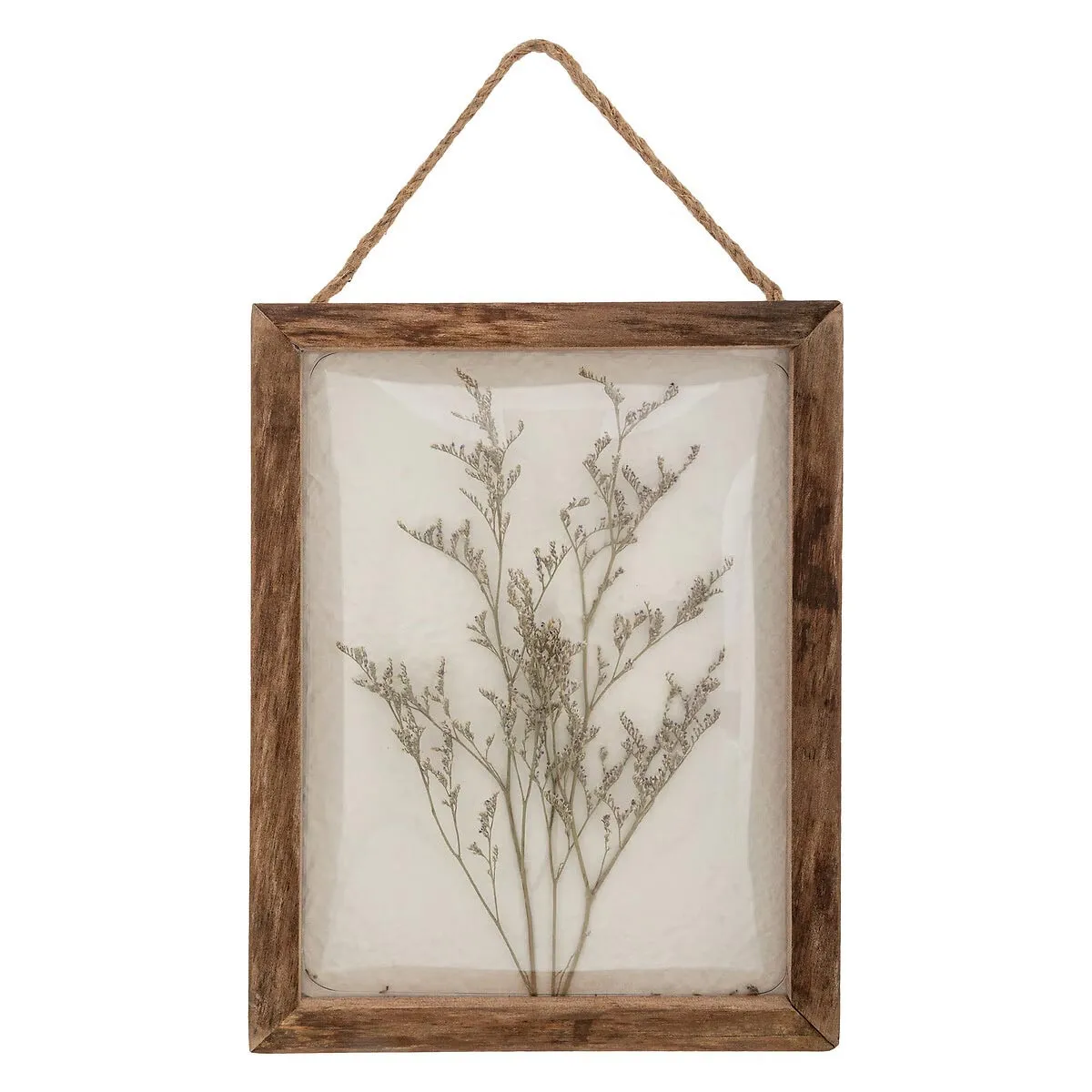 Atmosphera Marron Déco Murale Bombée Fleurs Jonas 34Cm