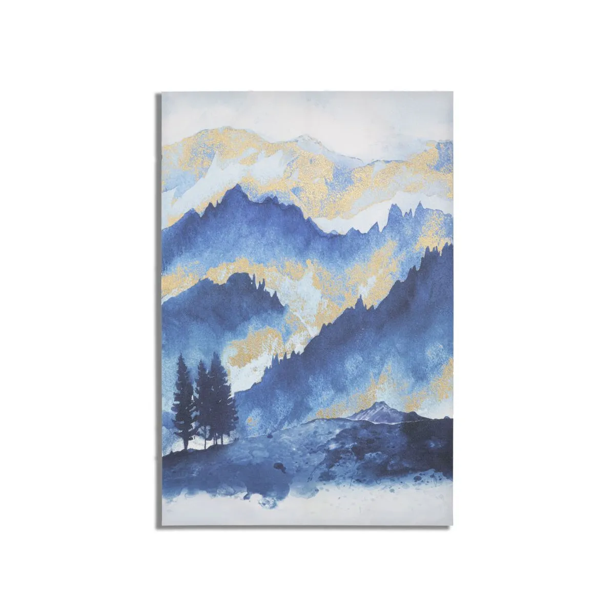 Generique Bleu Toile Imprimée Mountain Tree Rectangulaire 80X120cm - Image 3
