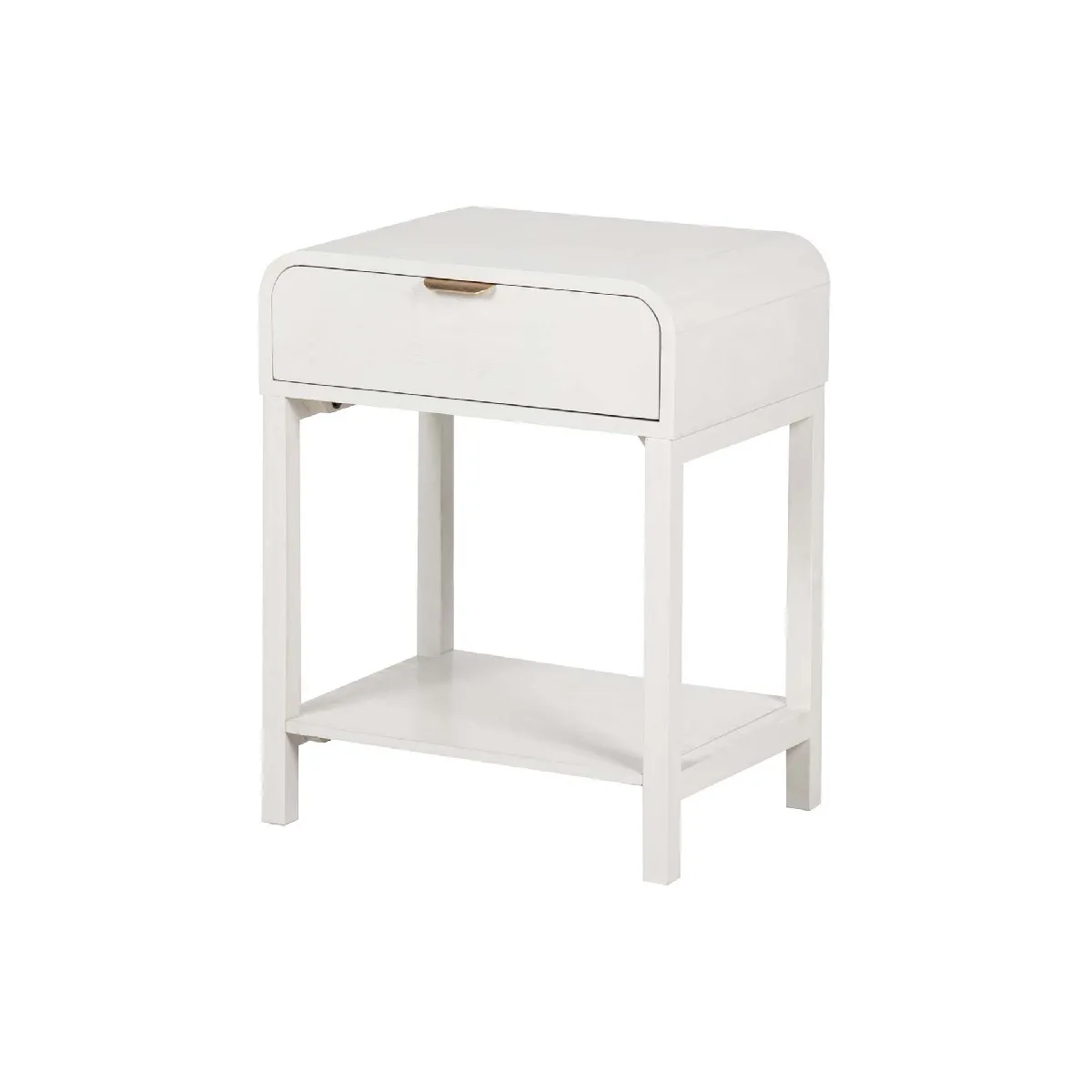 Comparer les prix de Table basse en MDF de pin blanc doré 48 x 36 x 61 cm