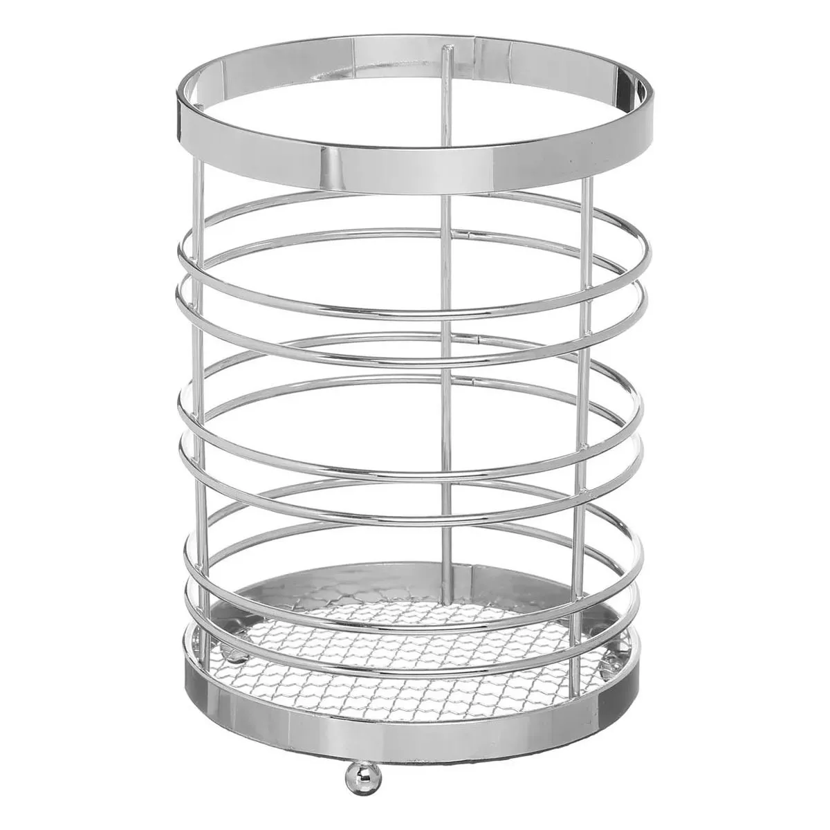 Five Simply Smart Argent Pot Range Couverts Métal 17Cm