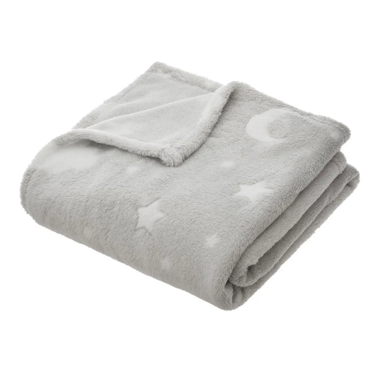 Atmosphera Gris Plaid Phosphorescent Enfant Reka 125X150cm