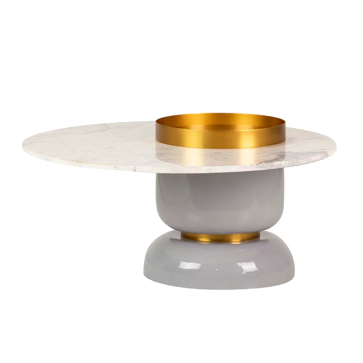 Meilleurs prix pour Table Centrale En Marbre Gahe 79X79X41 Cm