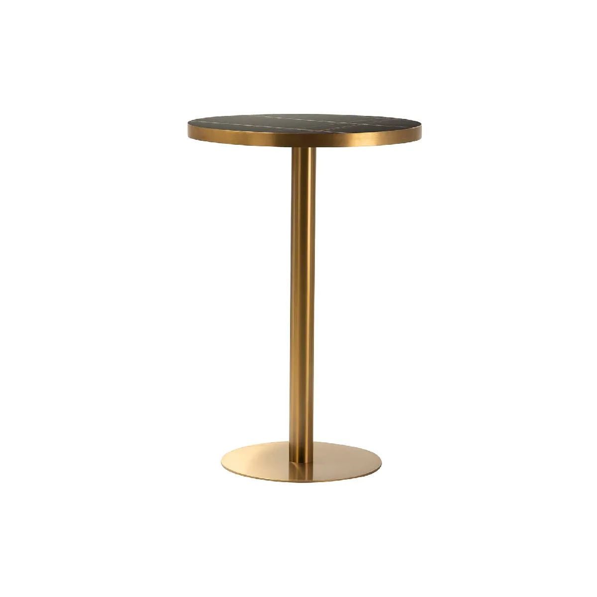 Meilleurs prix pour Table haute en acier inoxydable. Pierre de Lodi 70 x 70 x 105 cm