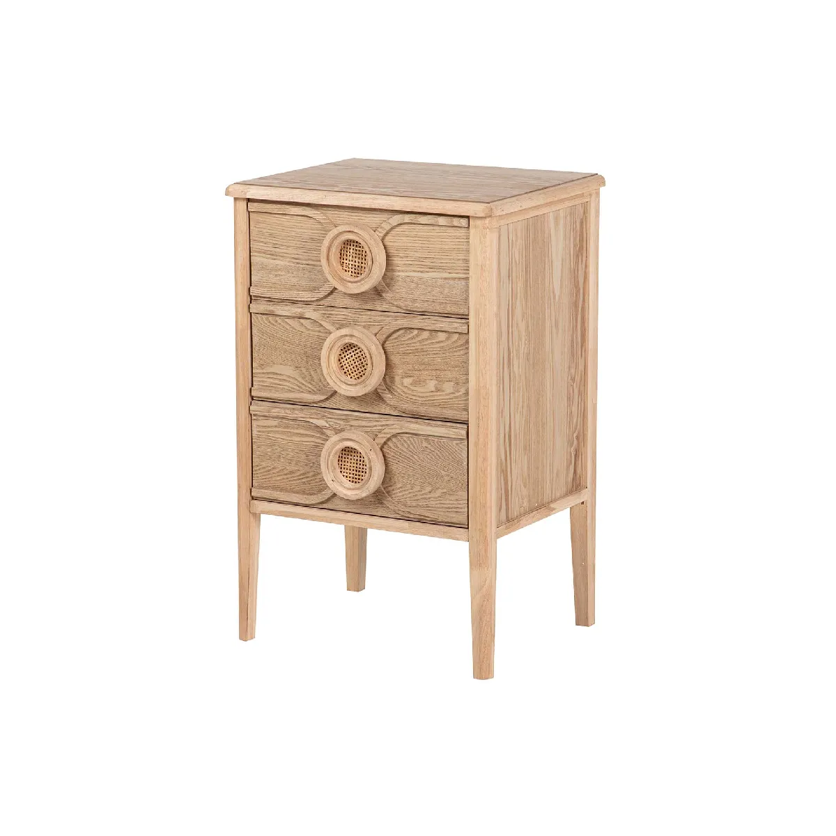 Meilleurs prix pour Table de chevet à 3 tiroirs, MDF, 45 x 35 x 69 cm