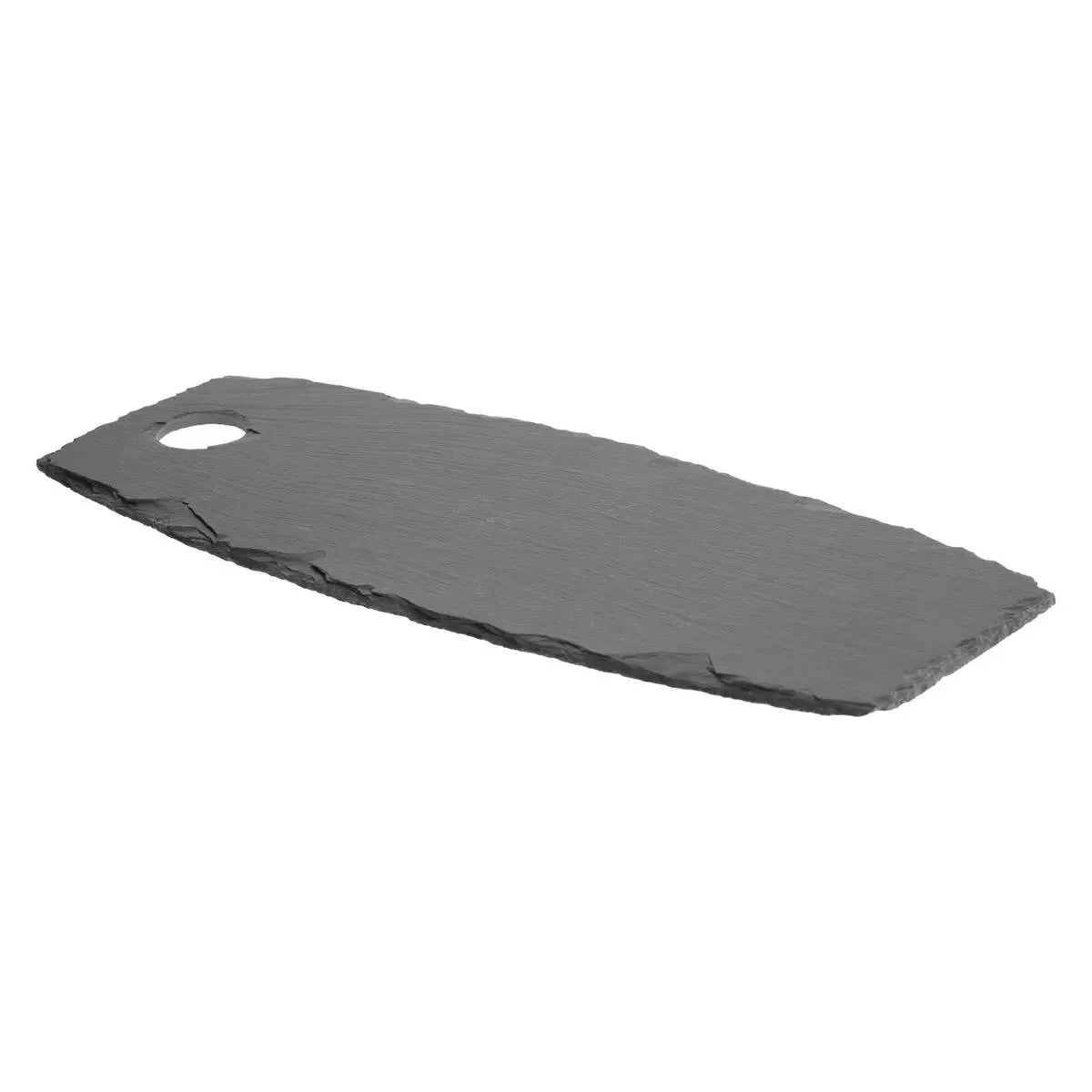 Lot de 6 Assiettes de Présentation Ardoise 44cm Noir